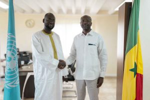 Lire la suite à propos de l’article Visite de courtoisie du Pr Massamba Diouf au Directeur régional de l’UNESCO pour l’Afrique de l’Ouest