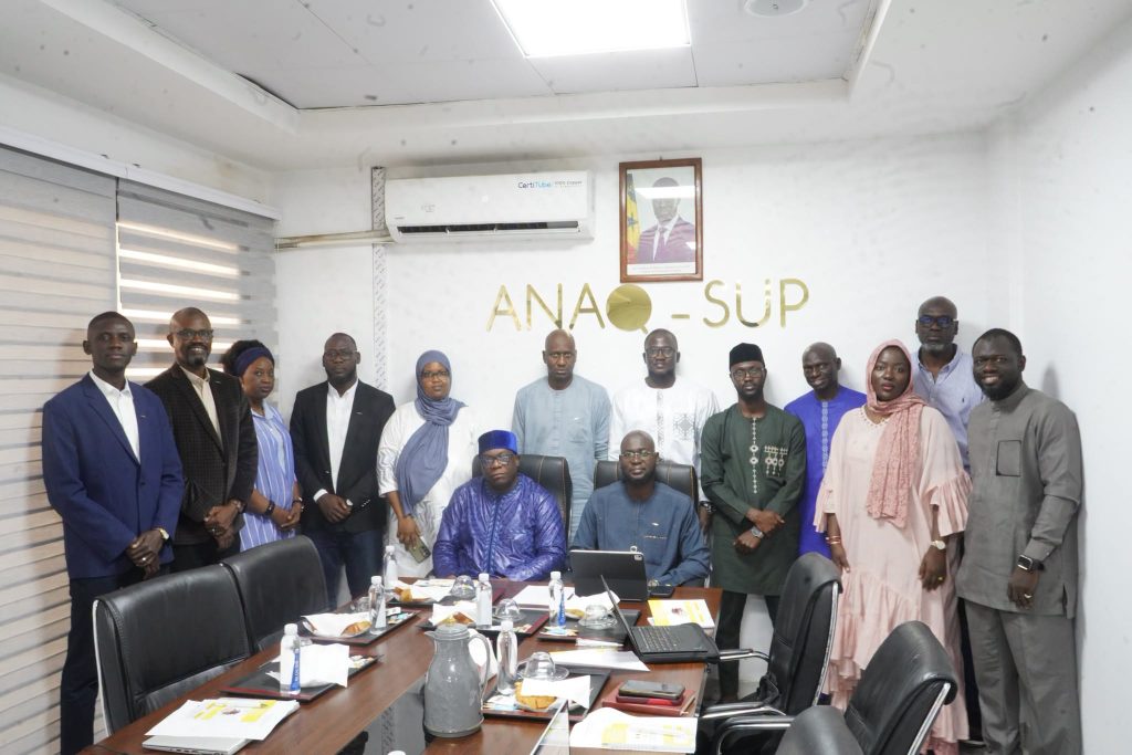 Coopération sous-régionale : L&rsquo;ANAQ-SUP accueille une délégation de haut niveau de la NAQAA de Gambie