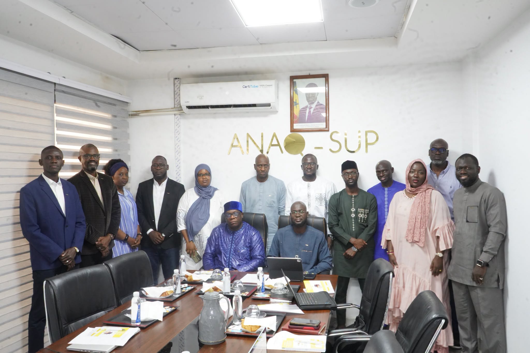 You are currently viewing Coopération sous-régionale : L&rsquo;ANAQ-SUP accueille une délégation de haut niveau de la NAQAA de Gambie